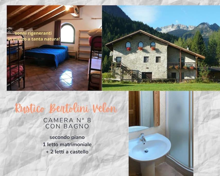 Vila Chalet Rustico Bertolini Per Gruppi! Vermiglio Exteriér fotografie